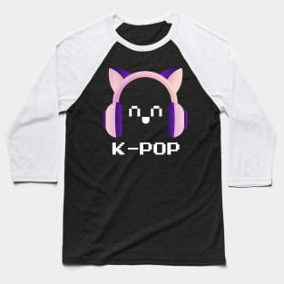 K-Pop Fan Headphones Baseball T-Shirt